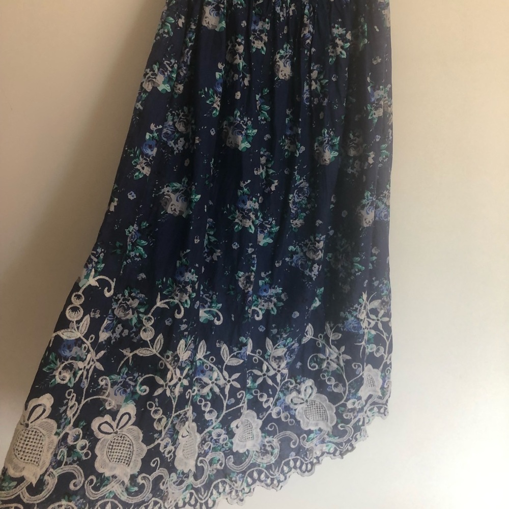 Here Comes The Sun navy floral maxi dress size 10 - Picture 4 of 13